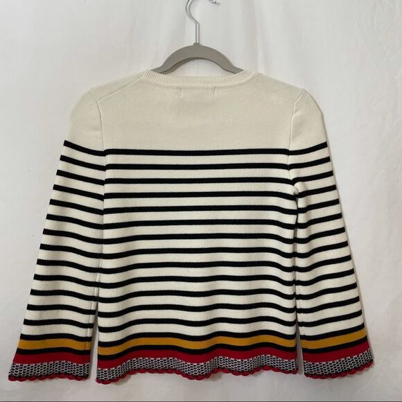 Marled Reunited Clothing Cream Striped Sweater - Picture 8 of 11